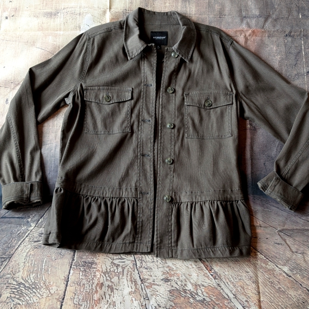 Cargo Peplum Jacket